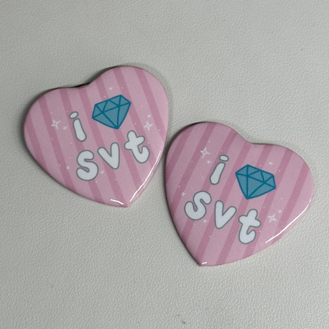 Seventeen Heart Pin
