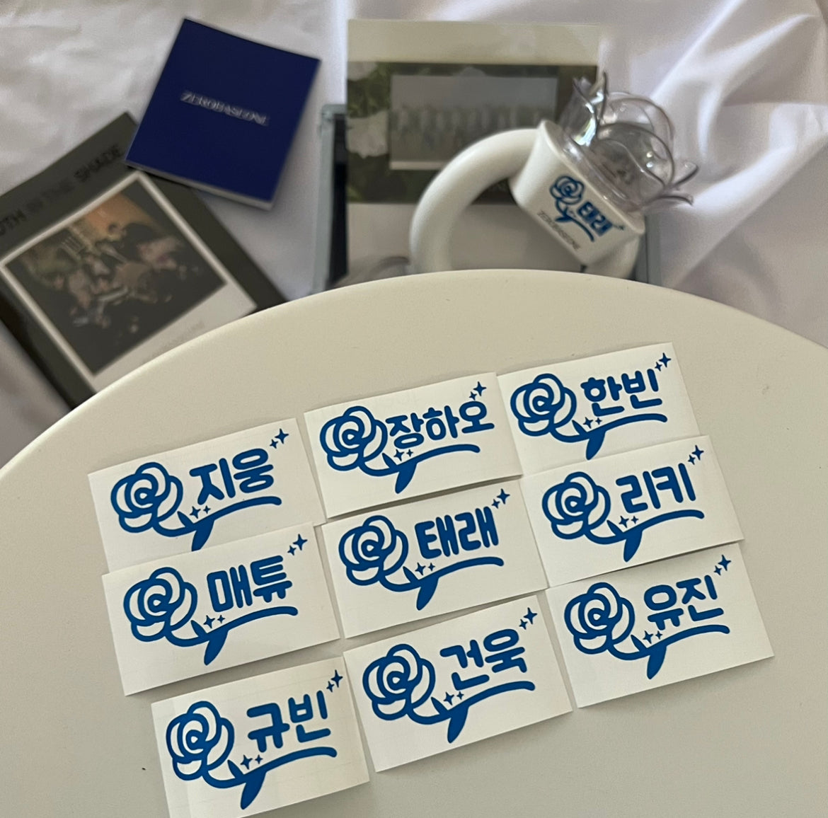 Zerobaseone Rose Lightstick Decal