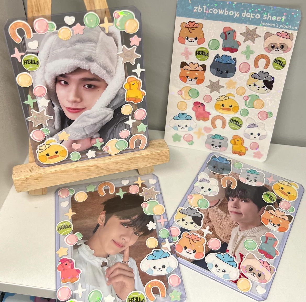 Zerobaseone Cowboy Deco Sheet