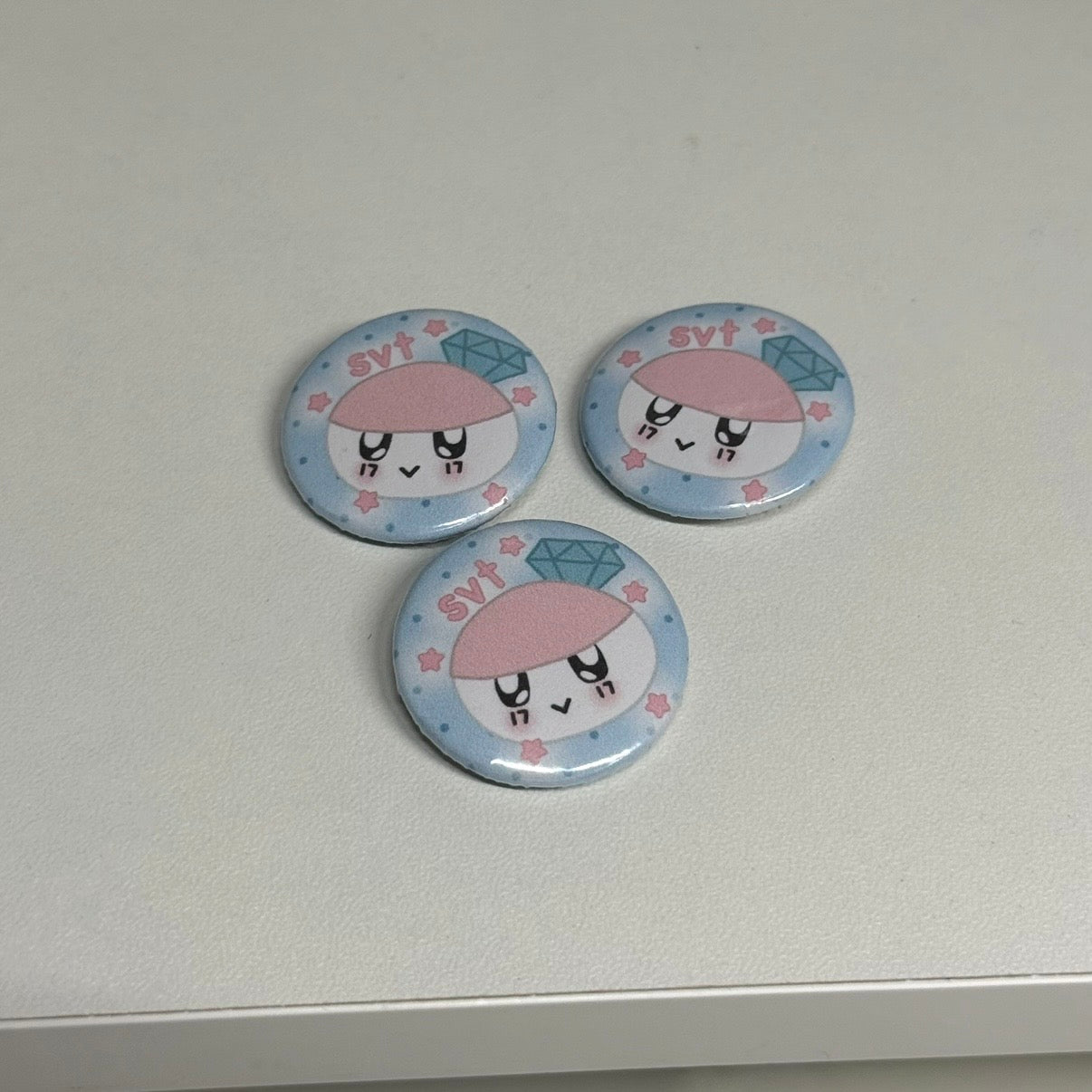 Seventeen pins