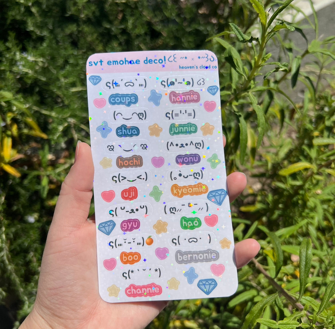 Seventeen Emohae Sticker Sheet