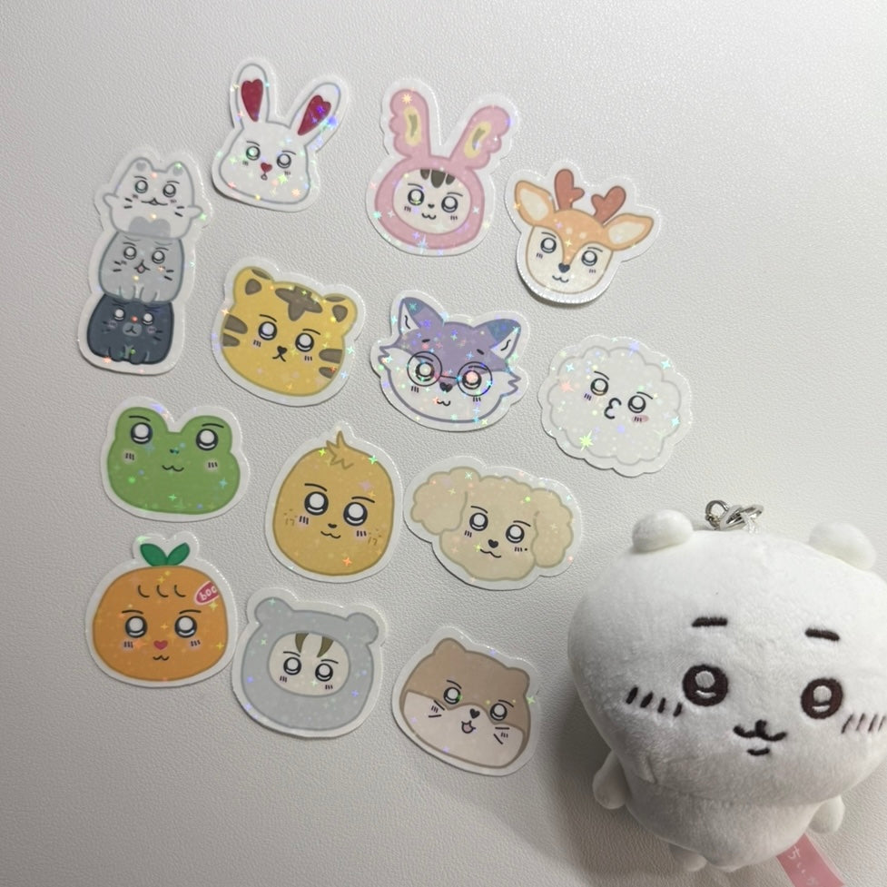 Seventeen Miniteen Chiikawa Sticker Set