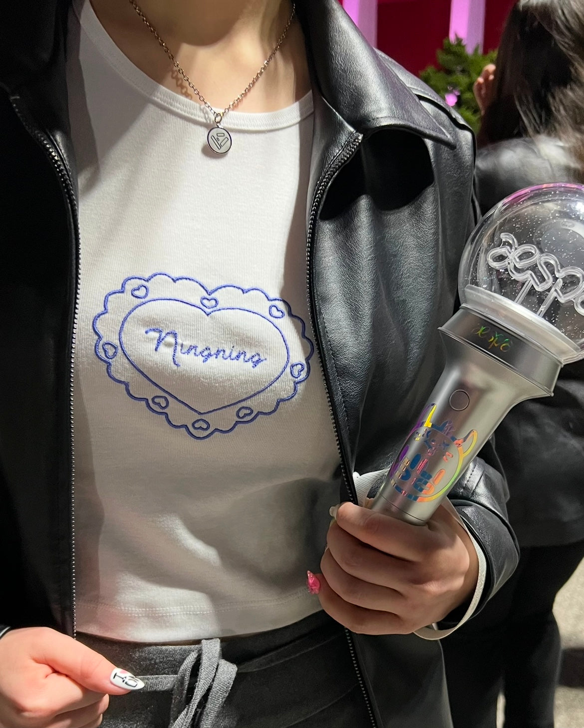 Custom Name Embroidered Heart Shirt