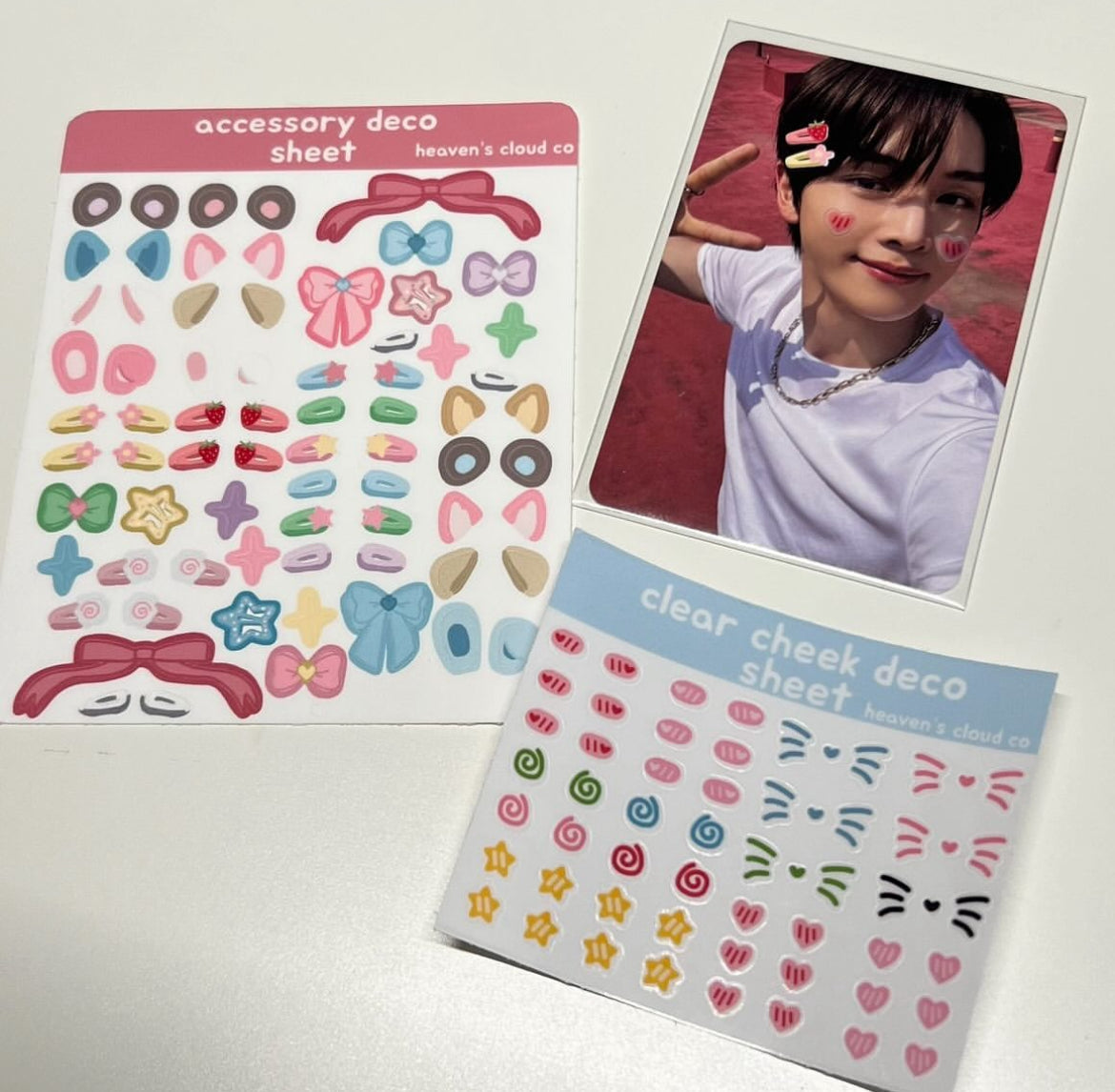 Kpop Accessory Deco and Cheek Deco