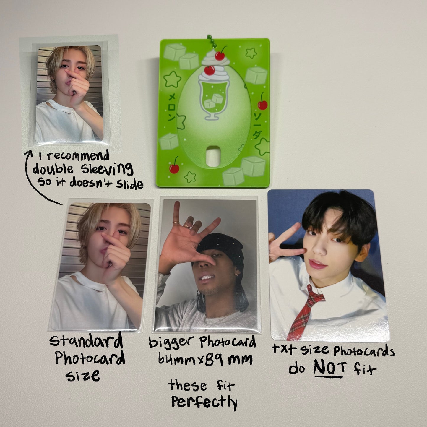 Melon Soda Acrylic Photocard Holder