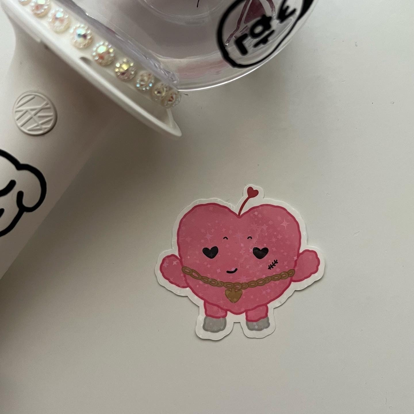 Stray Kids Pipi Heart Sticker