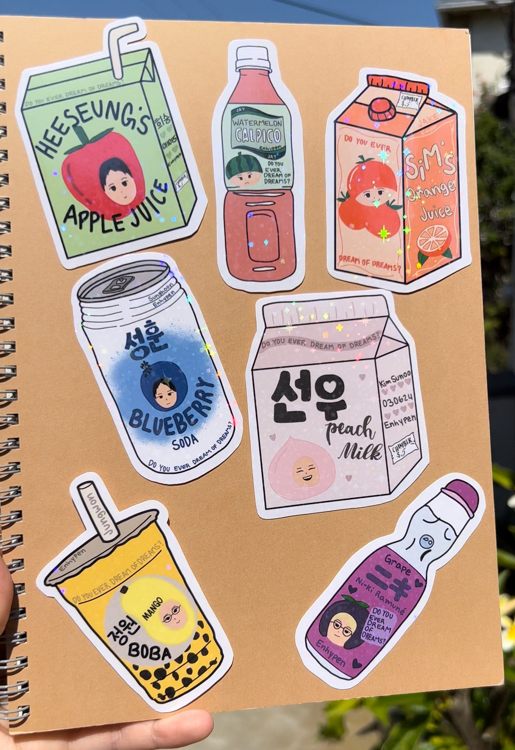 Enhypen Chamber 5 Sticker Set