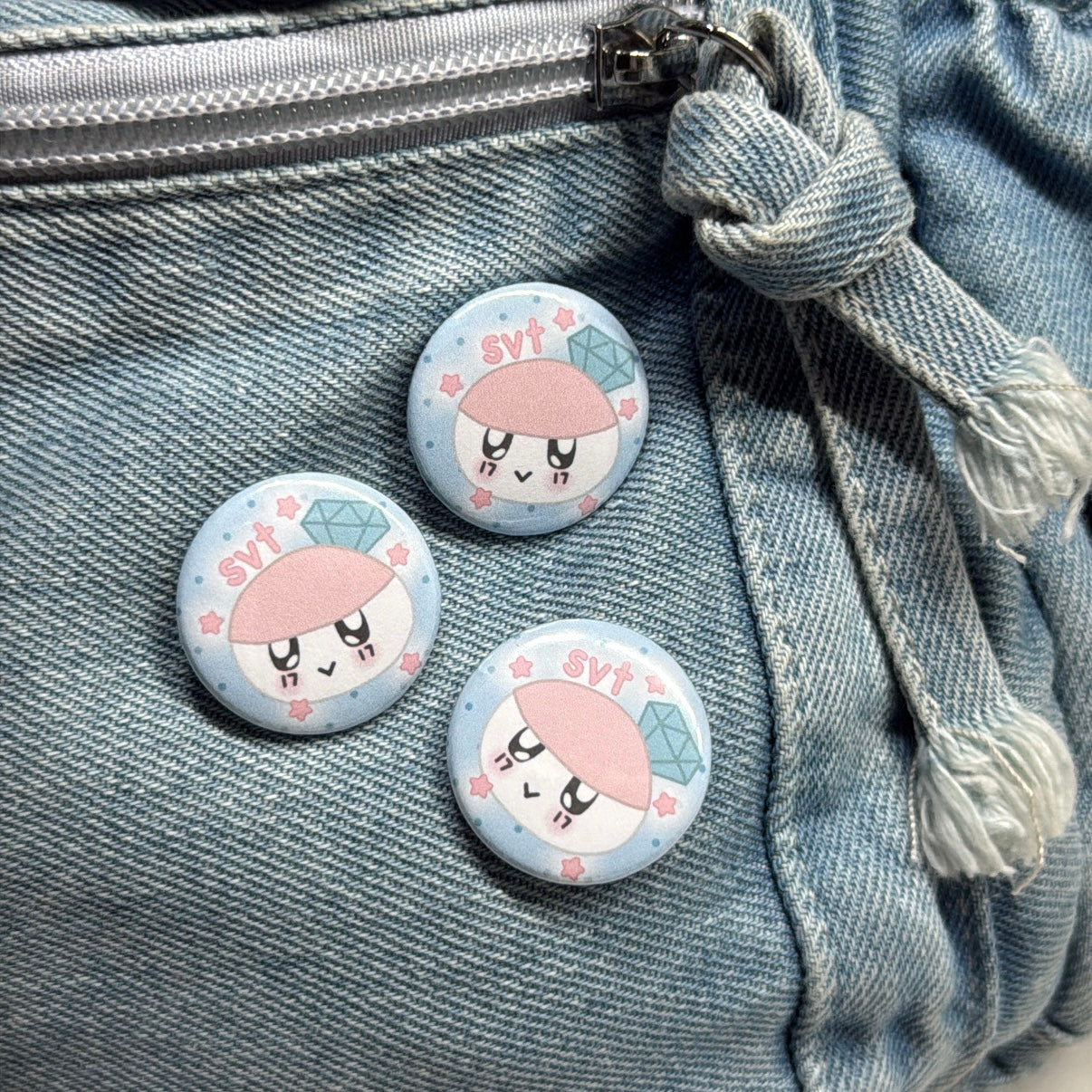 Seventeen pins