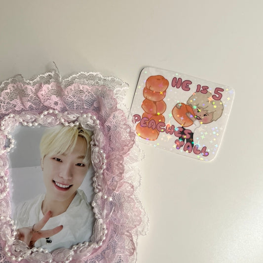 Seventeen Dino Peach sticker