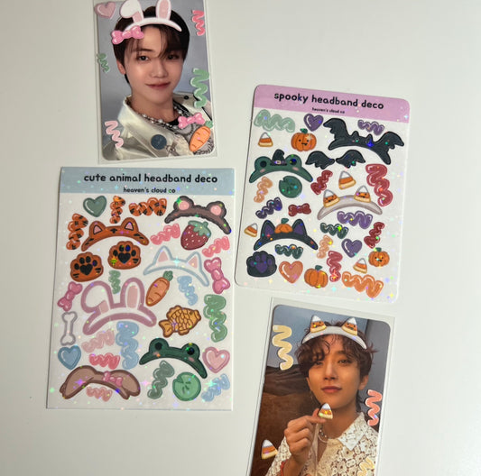 Cute Headband Deco Sheets