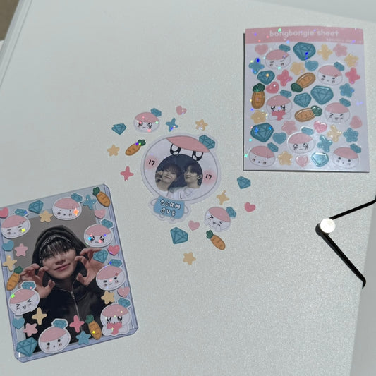 Seventeen Bongbongie Sticker Sheet