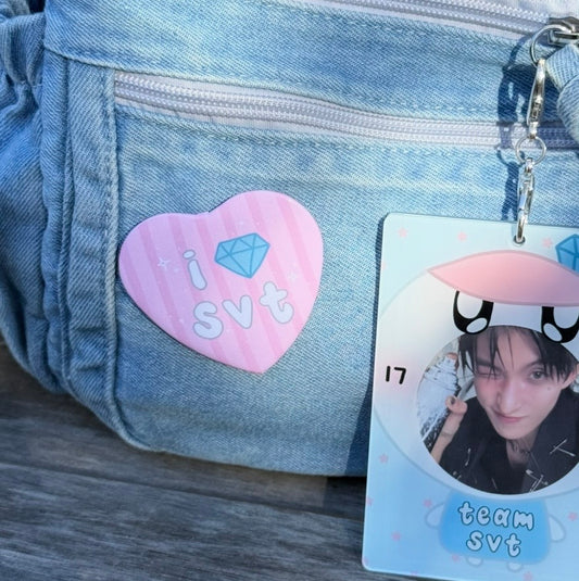 Seventeen Heart Pin