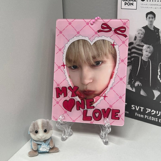 RIIZE One Kiss Acrylic Photocard Holder