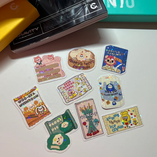 Cravity CCrew Snack Sticker Set