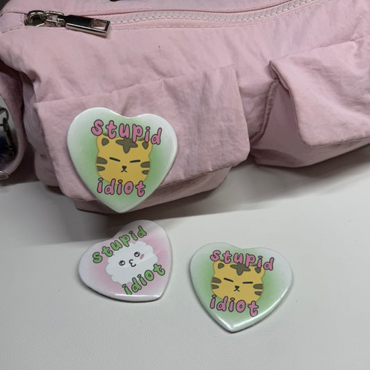 Seventeen Hoshi Woozi Heart Pin