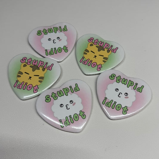 Seventeen Hoshi Woozi Heart Pin