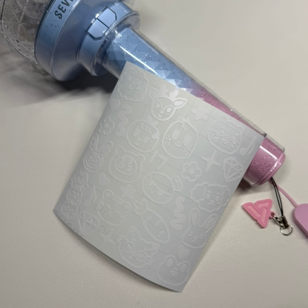 Seventeen Ver 3 Lightstick Decal Skin Wrap