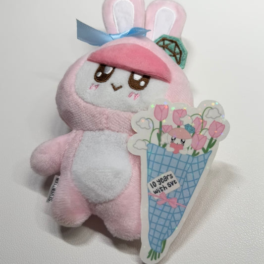 Seventeen 10th Anniversary Flower Bouquet Sticker