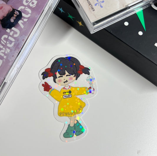 TXT Ppulverse Sparkly Sticker