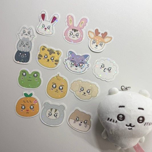 Seventeen Miniteen Chiikawa Sticker Set