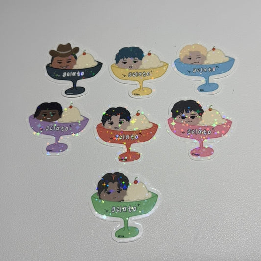 Psychic Fever Gelato Sticker Set