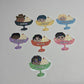 Psychic Fever Gelato Sticker Set