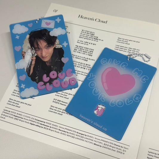 Heaven's Cloud Acrylic Photocard Holder
