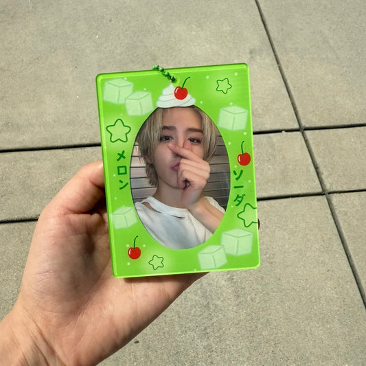 Melon Soda Acrylic Photocard Holder