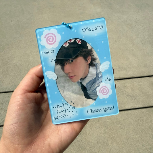 Kaomoji Acrylic Photocard Holder