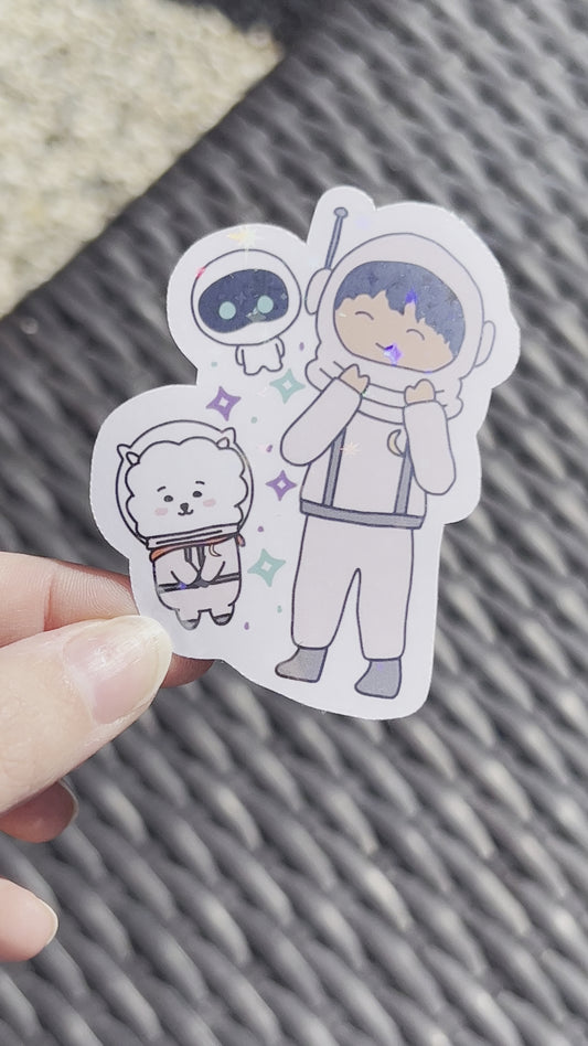 Jin Astronaut Sticker