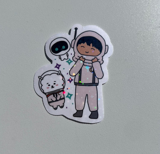 Jin Astronaut Sticker